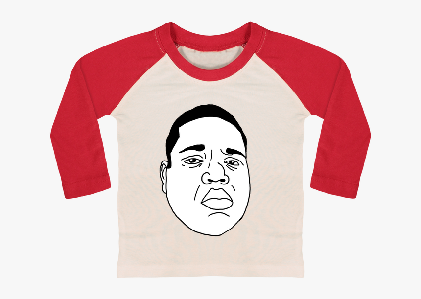 T-shirt Bébé Baseball Manches Longues Notorious Big - T-shirt, HD Png Download