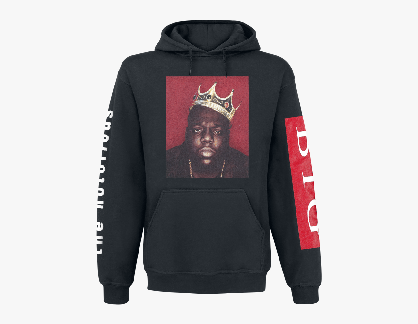 Notorious B - I - G - Biggie Crown Sudadera Con Capucha - Sudaderas De Notorius Big, HD Png Download