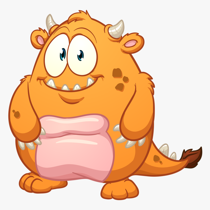 Cute Cartoon Monsters Png, Transparent Png