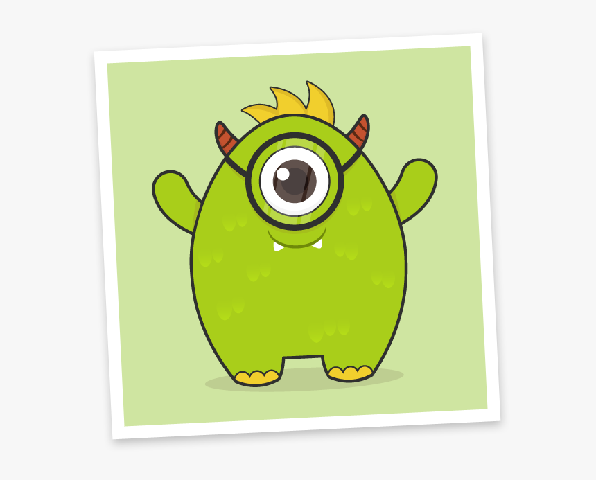 Cute Monster Mascot By Junoteam - Cute Monsters Yellow Transparent Background, HD Png Download