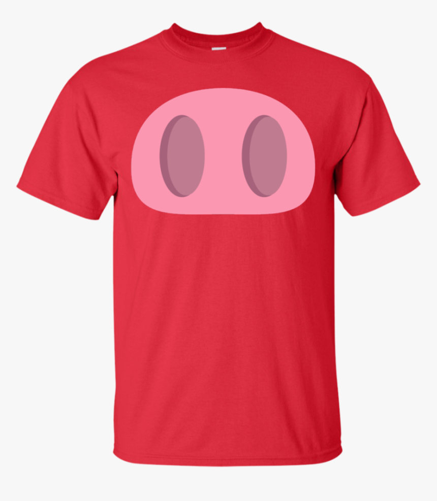 Pig Nose Emoji T-shirt - Anti Vegetarian Shirts, HD Png Download