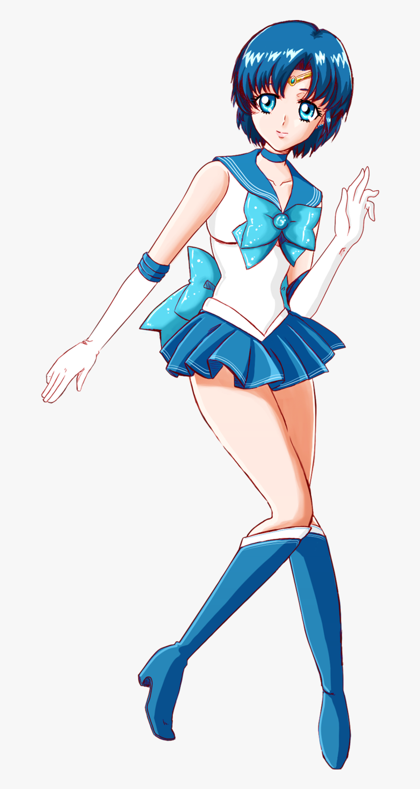 Sailor Mercury Transparent Background, HD Png Download