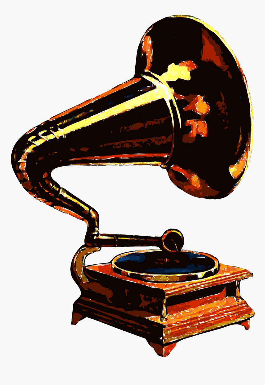 Gramophone Png Transparent - Old Gramophone, Png Download