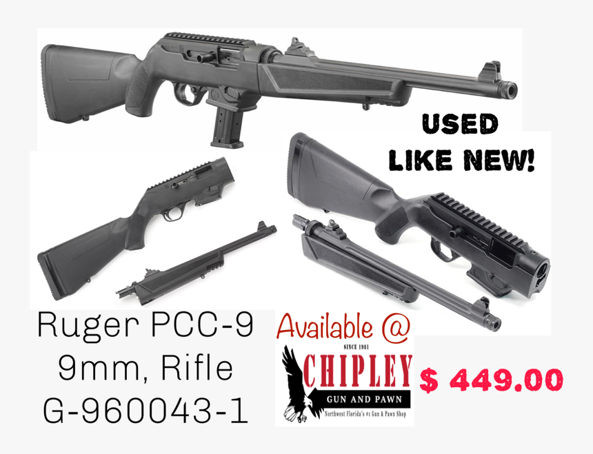 New Ruger 9mm Carbine, HD Png Download