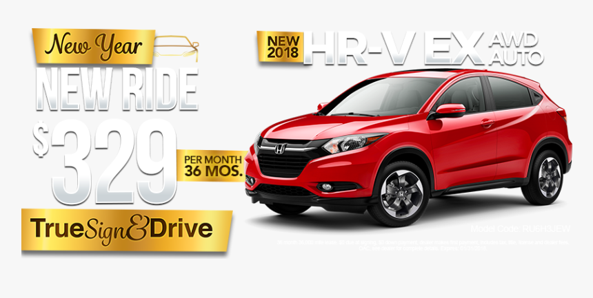 Honda Hrv Lx 2018, HD Png Download