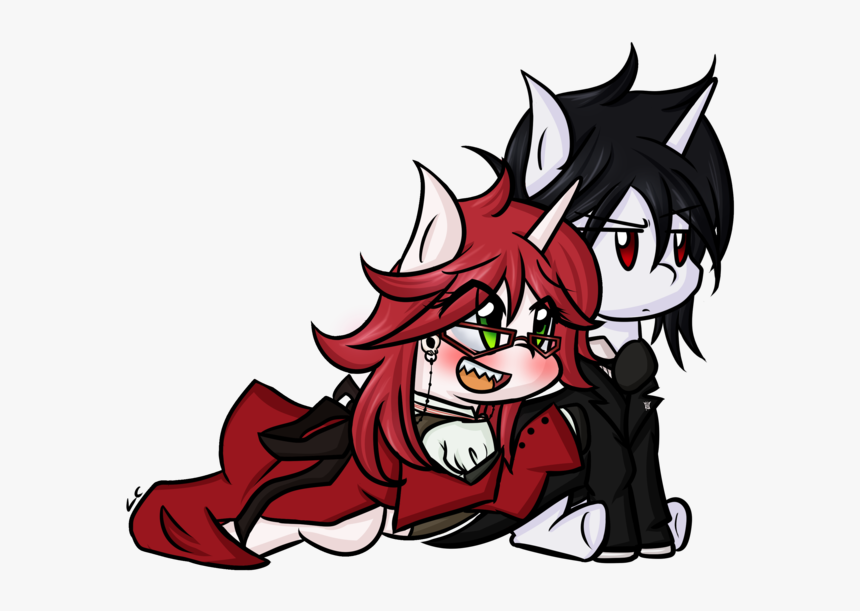 Black Butler Grell Render, HD Png Download