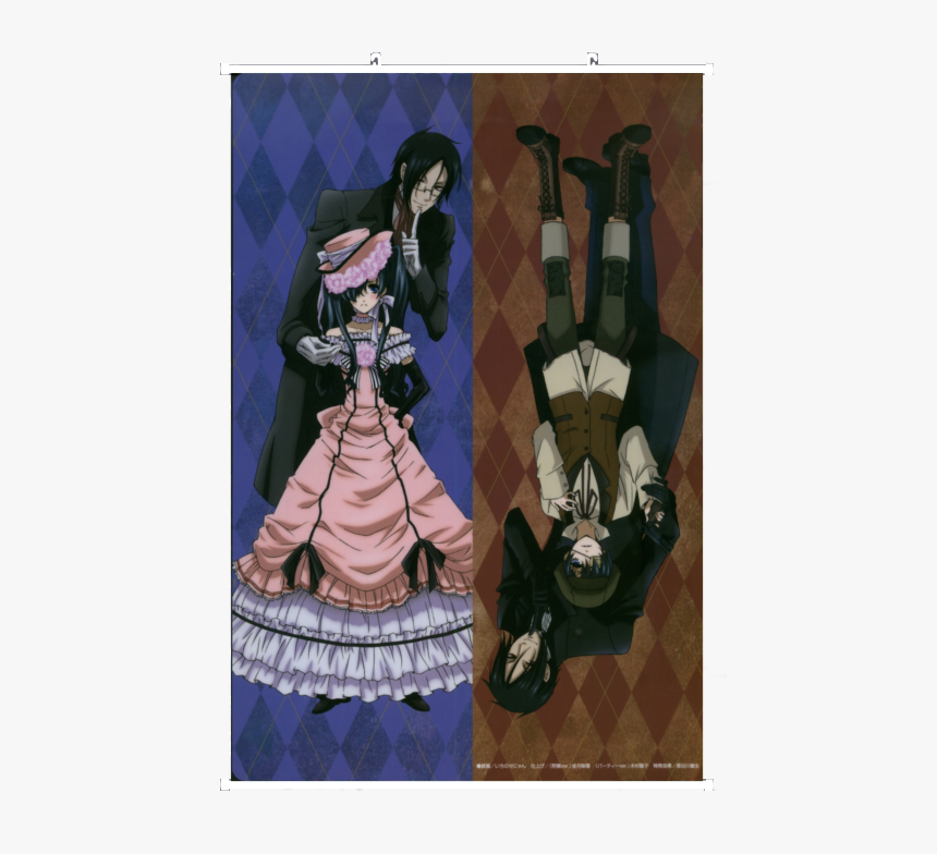 Black Butler Sebastian Et Lady Ciel Hd Png Download Transparent