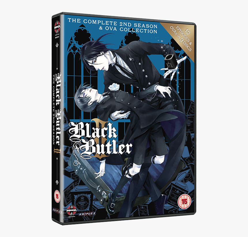 Black Butler The Complete Second Season - Black Butler Anime Cover, HD Png Download