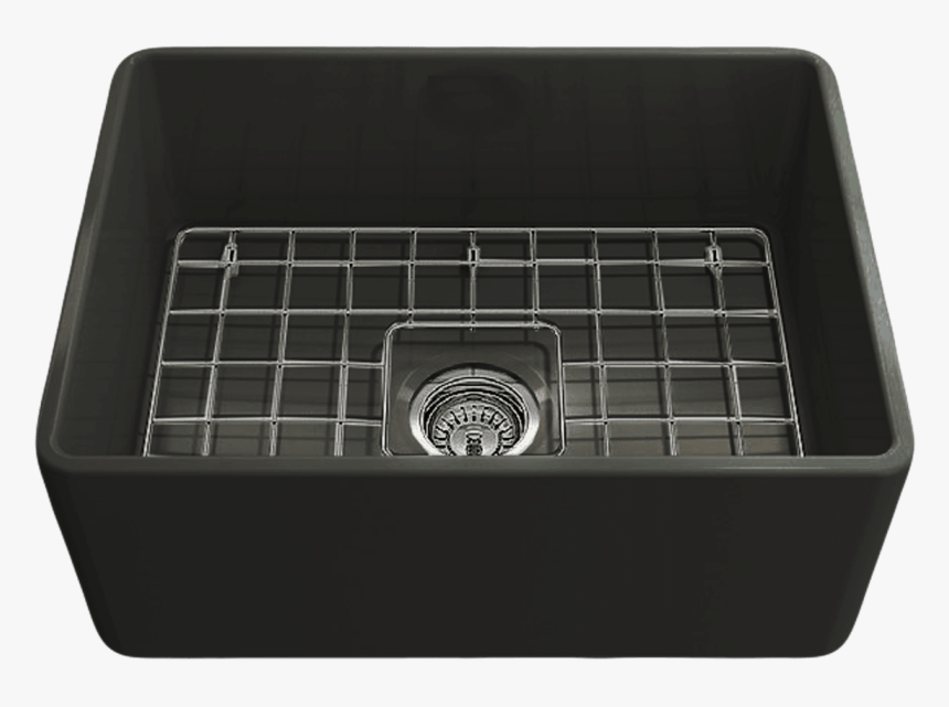 Novi 60 X 46 Fine Fireclay Matte Black Butler Sink - Black Sink Butler, HD Png Download