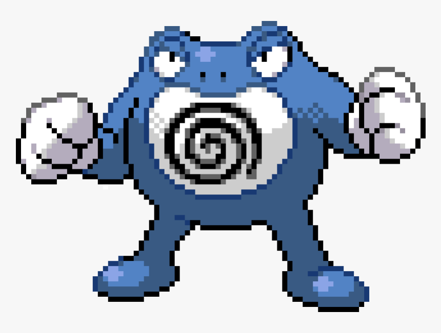Poliwrath Pixel Art, HD Png Download