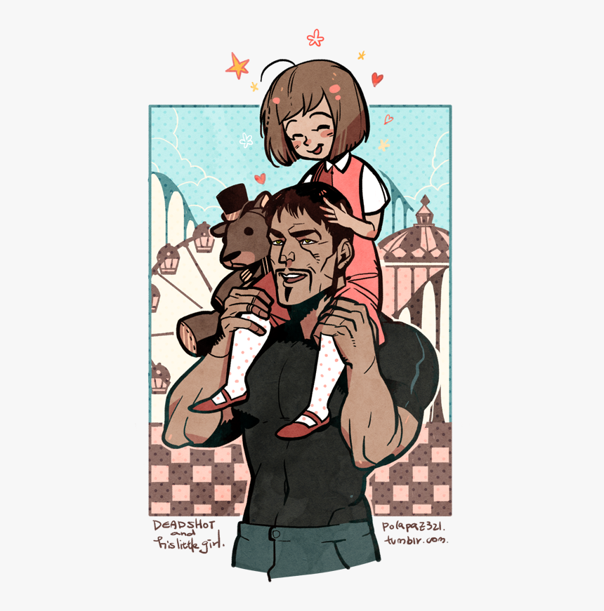 Deadshot And His Daughter, HD Png Download