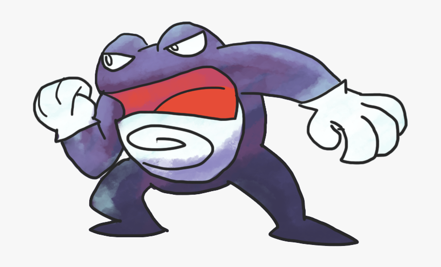 Poliwrath Mouth, HD Png Download