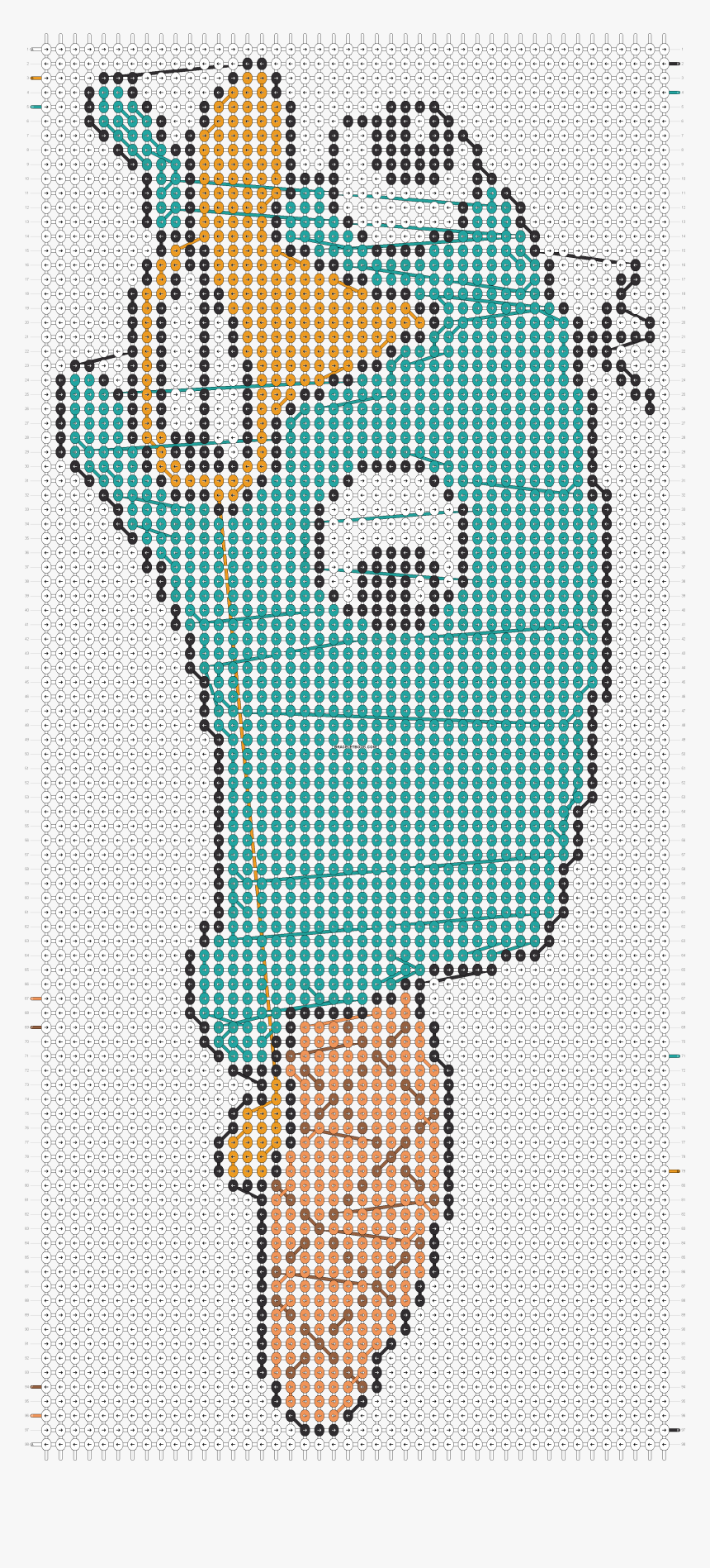 Alpha Pattern - Cross-stitch, HD Png Download