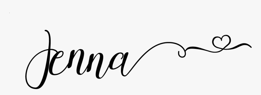 Jenna Clark Signature - Calligraphy, HD Png Download