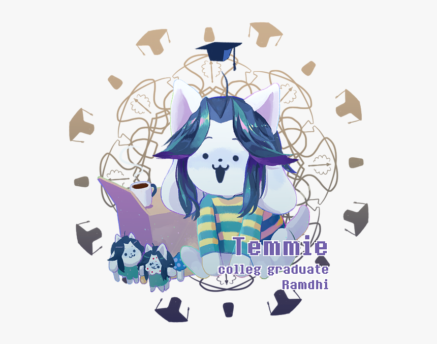 ytielhlii С Ó Lieg Персонажи, - Undertale Gaster Temmie, HD Png Download