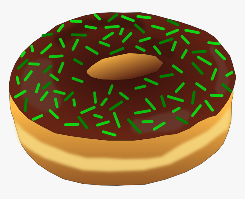 Green Donut Clip Art, HD Png Download