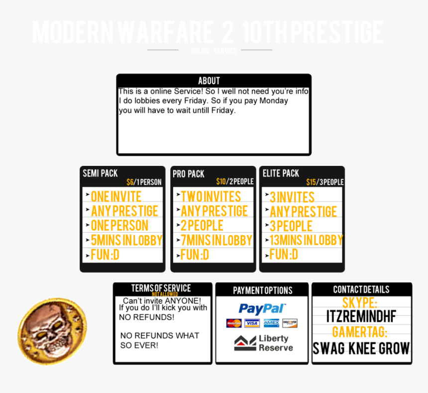 Mw2 Spinning 10th Prestige Emblem, HD Png Download