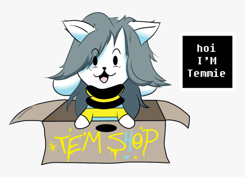Nana Ookami Just Temmie - Cartoon, HD Png Download