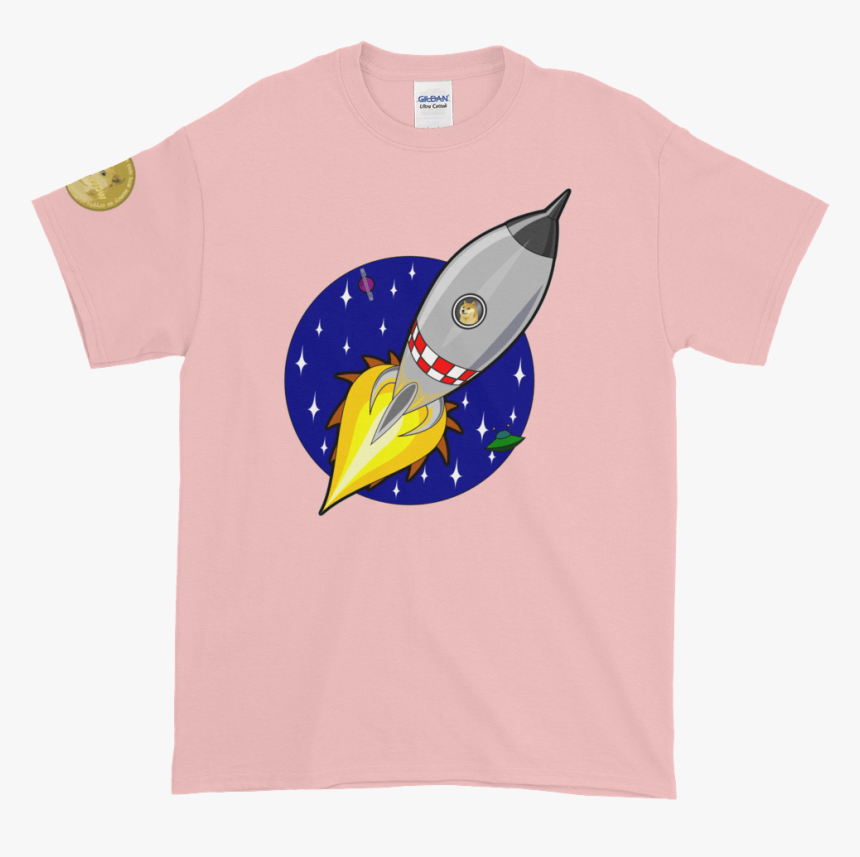 Dogecoin So Rocket T-shirt - Space Rocket Clipart, HD Png Download