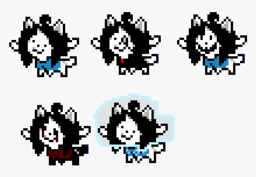 Au Temmie Pixel Art, HD Png Download