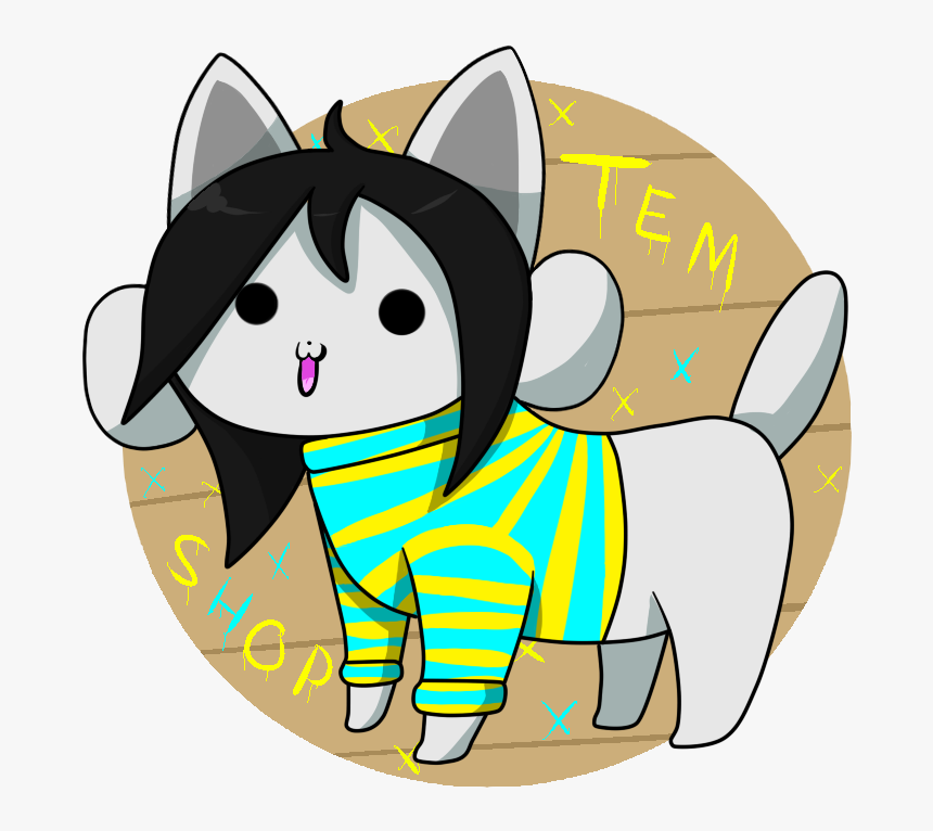 Temmie Chibi Charm - Cartoon, HD Png Download