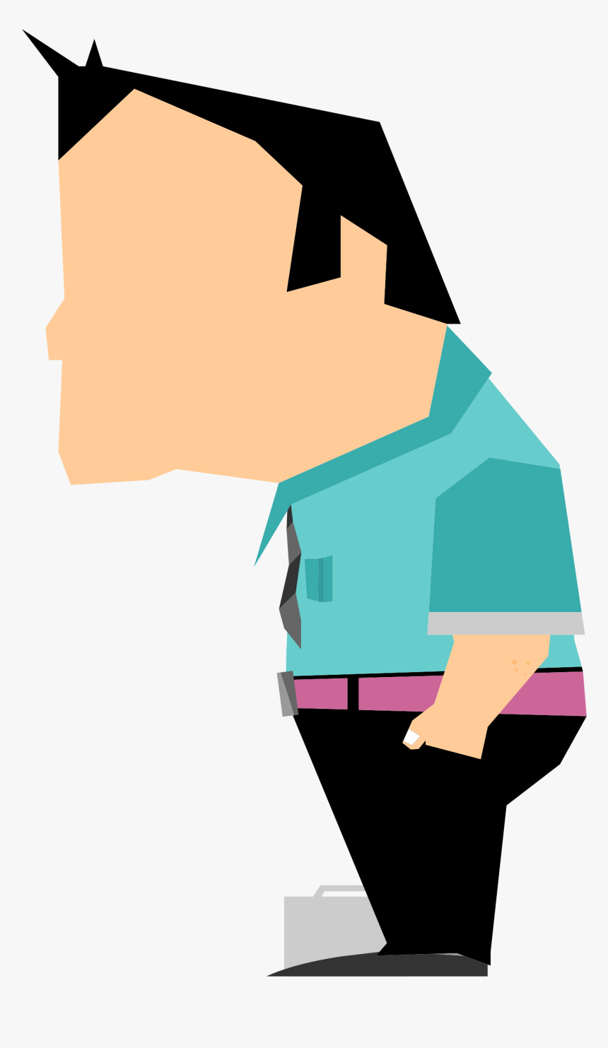 28 Collection Of Office Man Clipart Png - Person Flat Design Png, Transparent Png