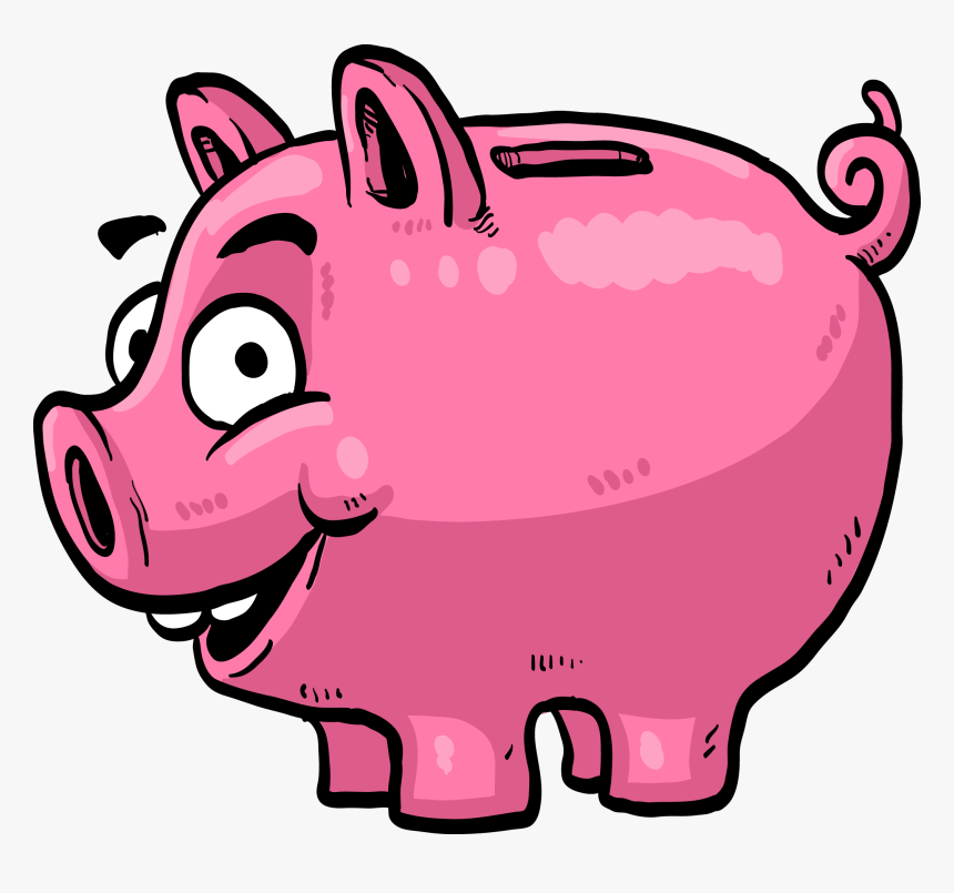 Money Saving Piggy Bank Clip Art - Saving Money Clip Art, HD Png Download