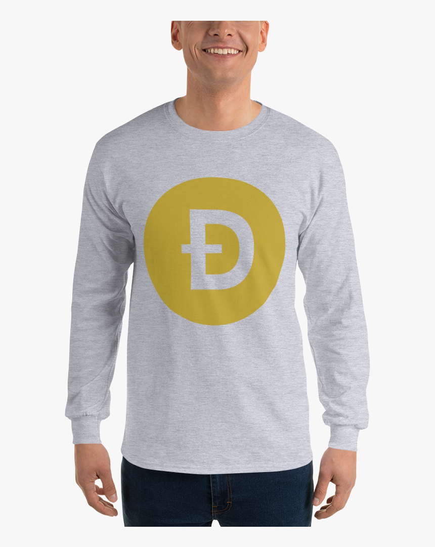 Dogecoin Long Sleeve T Shirt - Greenville The Crow's Nest, HD Png Download