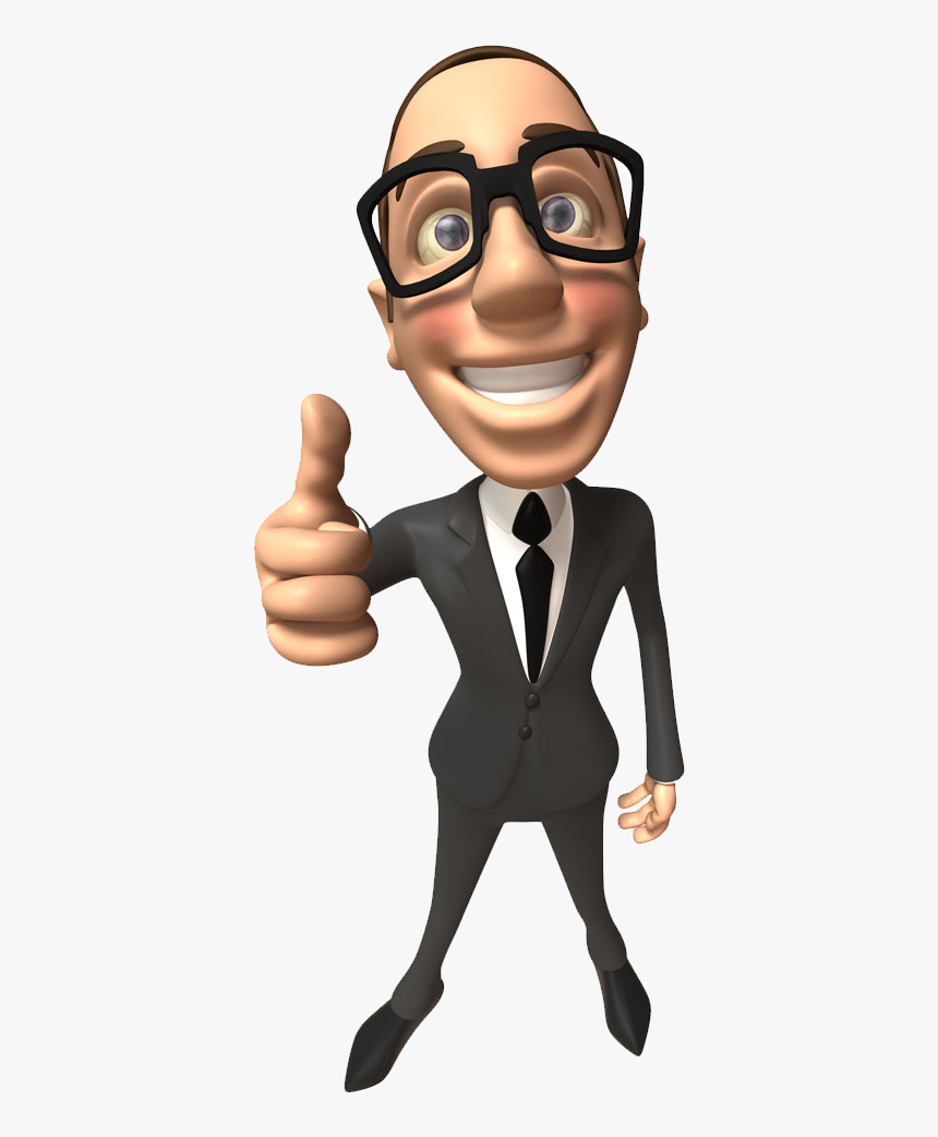 Web Business Businessperson Design Cartoon Man Clipart - Cartoon Businessman Man Png, Transparent Png