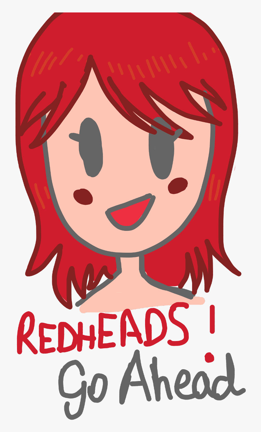 I Love Redheads Btw - Illustration, HD Png Download