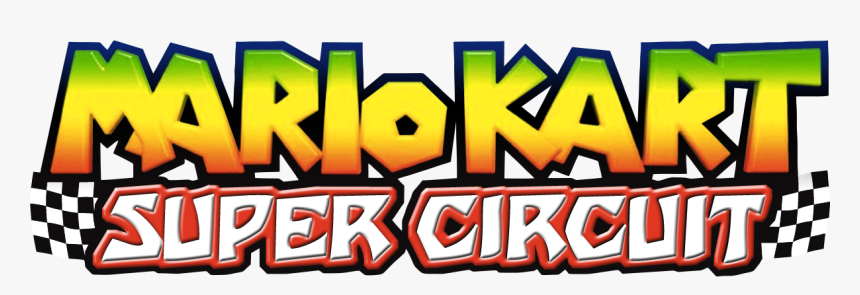 Transparent Mario Kart Logo Png - Mario Kart Super Circuit Logo, Png Download