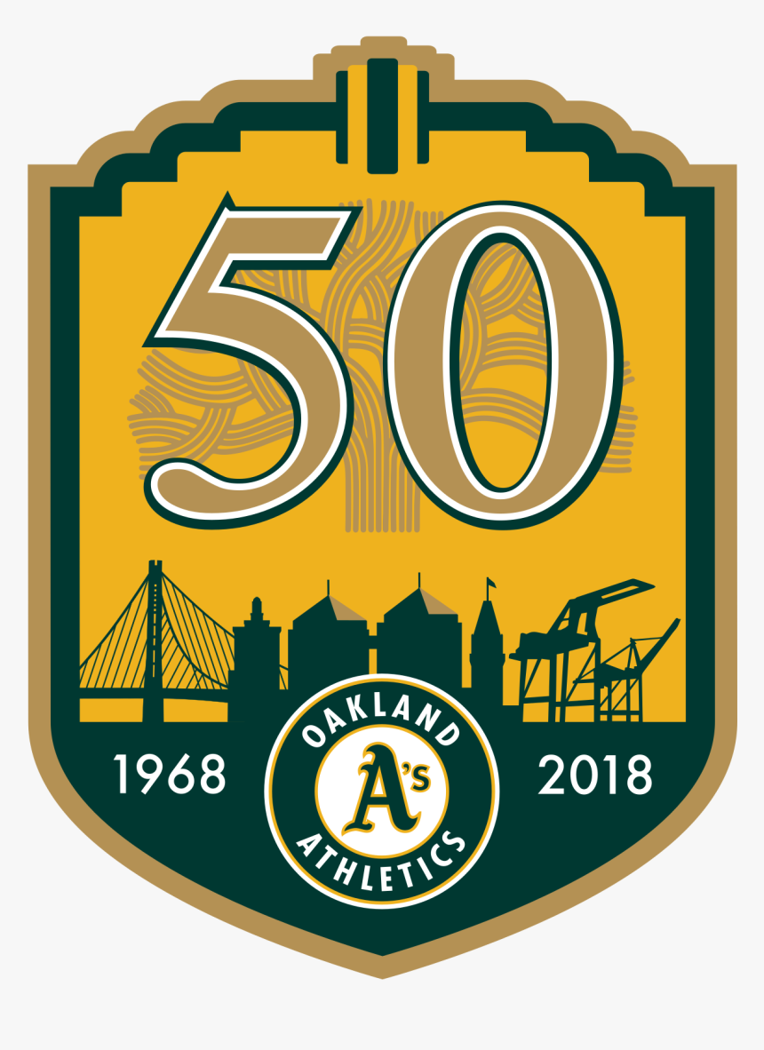 Oakland Athletics 50 Years, HD Png Download