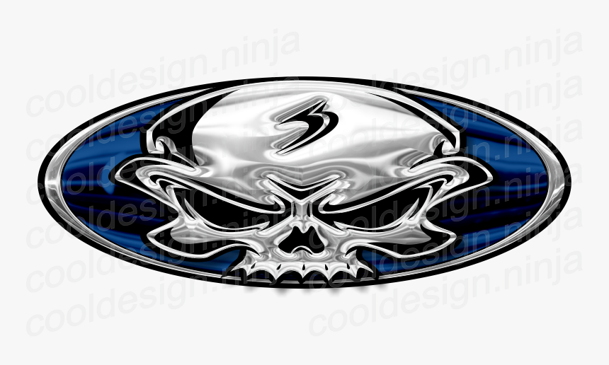 Chrome Skull Peterbilt Emblem Skin 3-pack - Peterbilt Motors Semi Truck 8 Oem Factory Nameplate, HD Png Download
