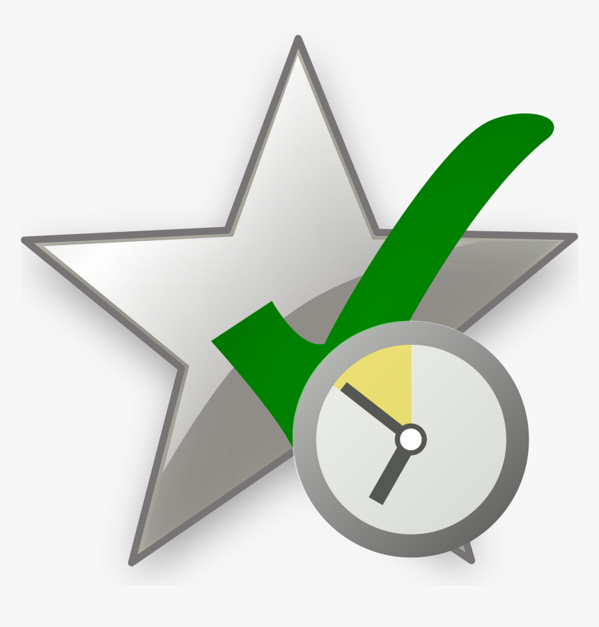 Crystal Clear Action Bookmark Silver Approved Wait - Wikimedia Foundation, HD Png Download
