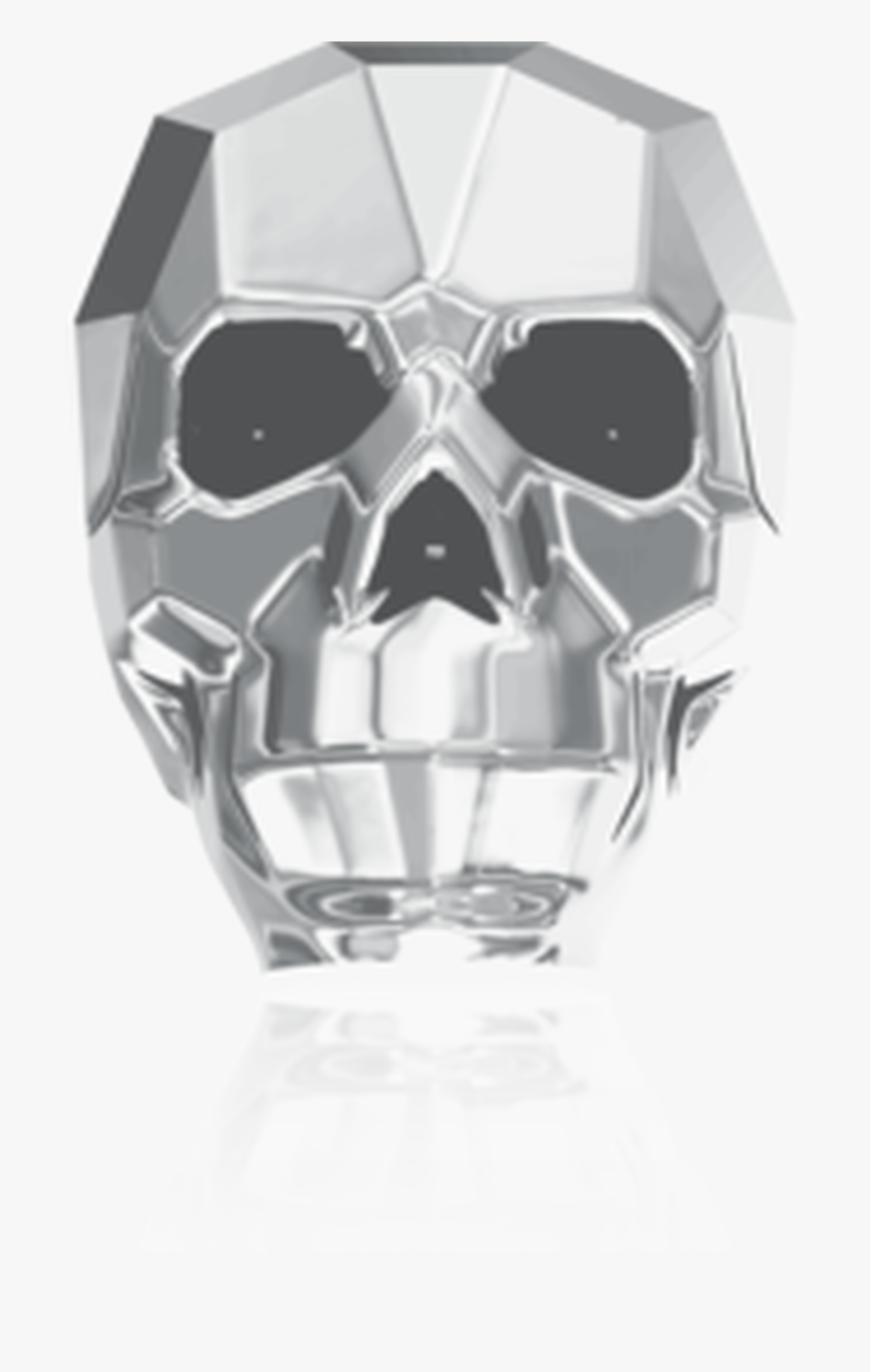 Swarovski Crystal Skull Bead, HD Png Download