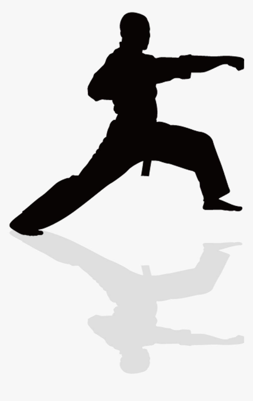 Topper Karate - Kung Fu Silhouette Png, Transparent Png