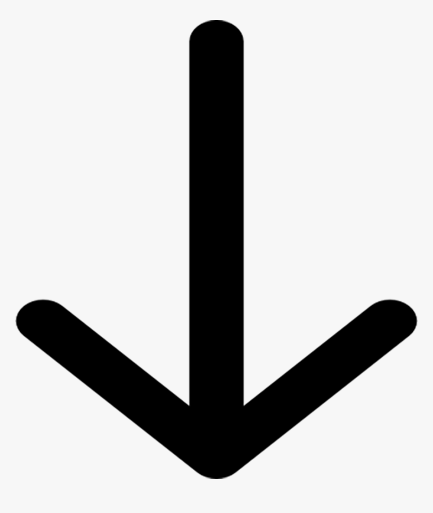 Icon Arrow Pointing Down, HD Png Download