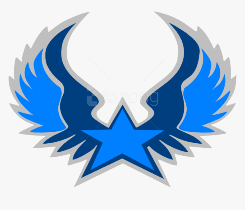 Shield With Wings Png - Blue Wings Logo Transparent, Png Download