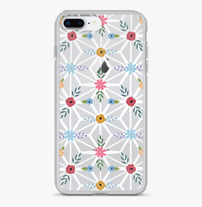 Iphone 7+ Flower Case Png, Transparent Png
