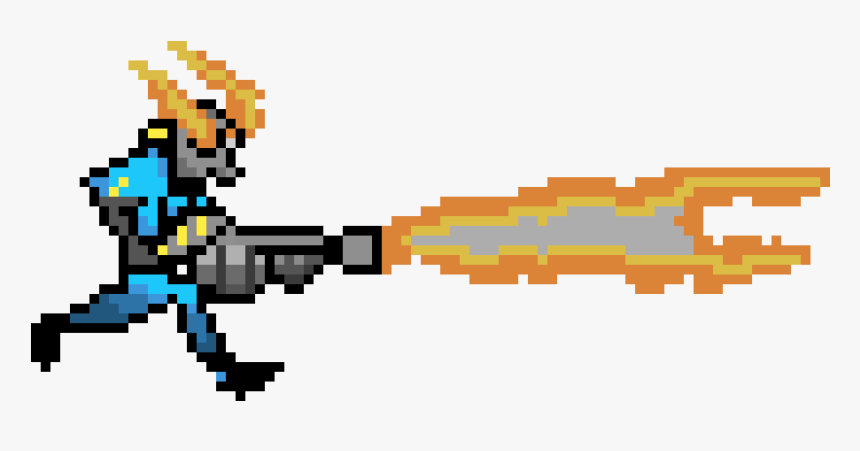 Pyro Tf2 Pixel Art, HD Png Download