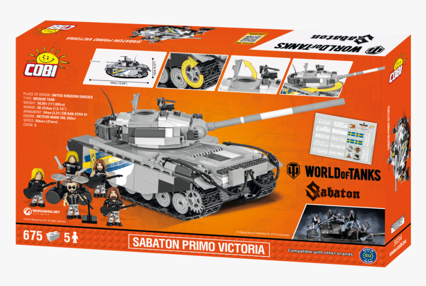 Cobi Sabaton Primo Victoria, HD Png Download