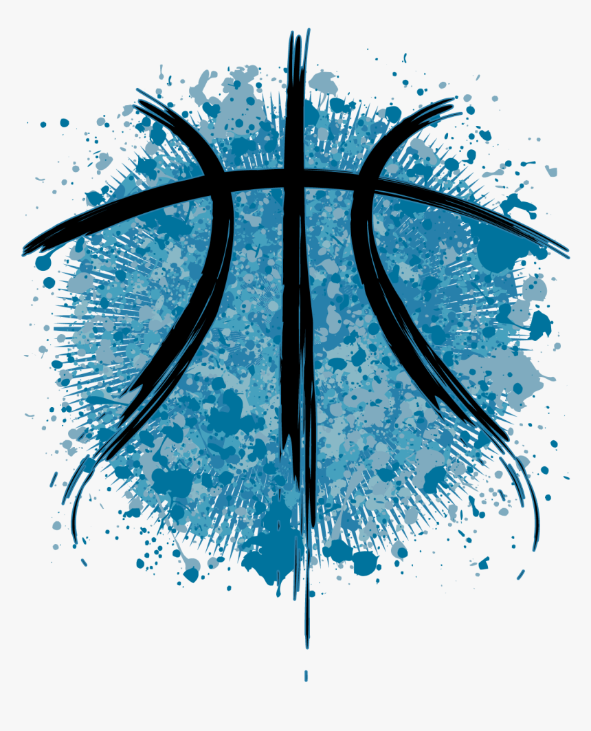 Basketball Graphic - Basketball Design Logo Png, Transparent Png
