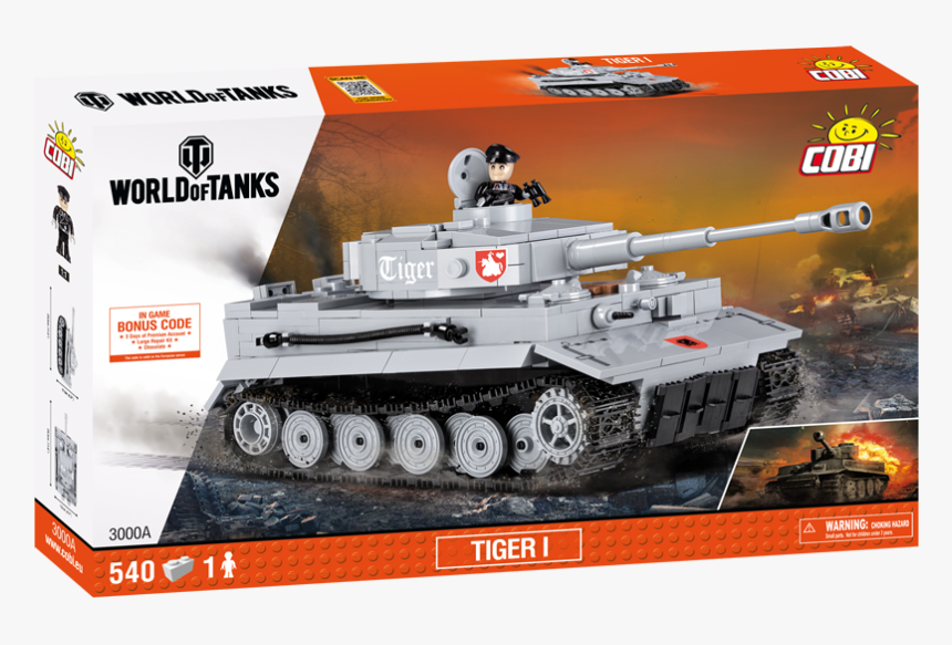 Cobi Tiger 1 World Of Tanks, HD Png Download