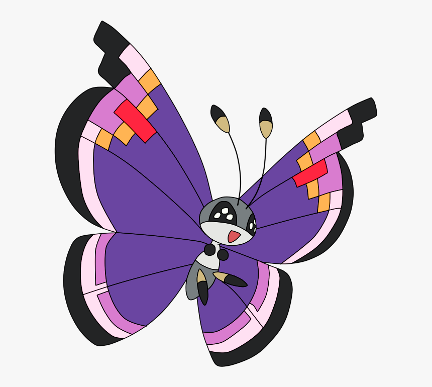 Shiny Vivillon, HD Png Download