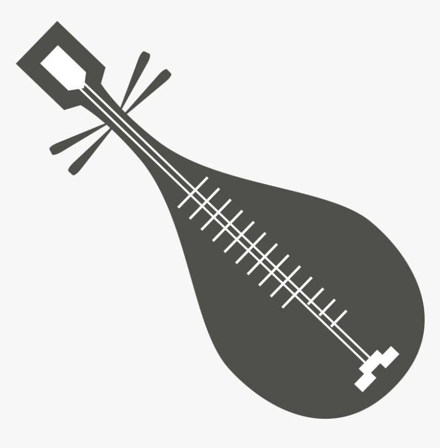 Clip Art Bau Flama Traditional Musical - Đàn Tỳ Bà, HD Png Download