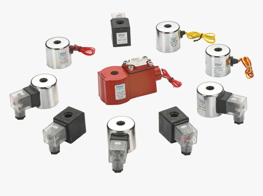 Solenoid Coils Uflow - Uflow Solenoid Valve, HD Png Download