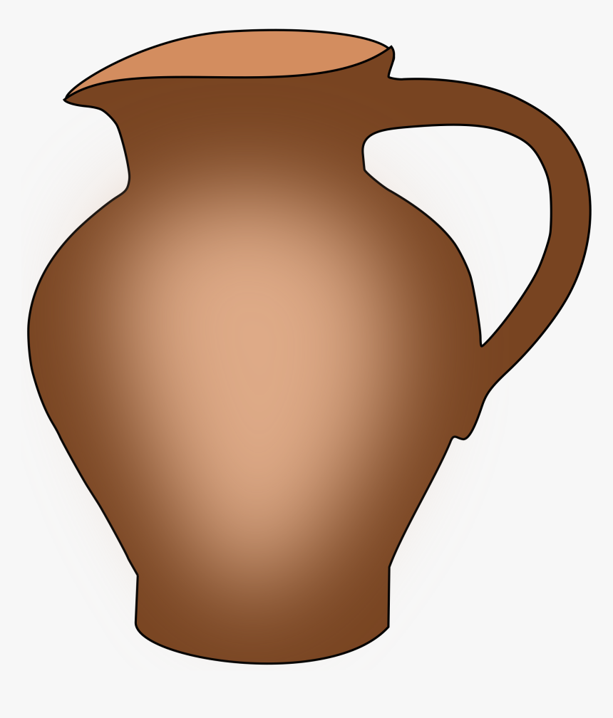 Simple Ceramic Pot Big - Ceramic Clipart, HD Png Download