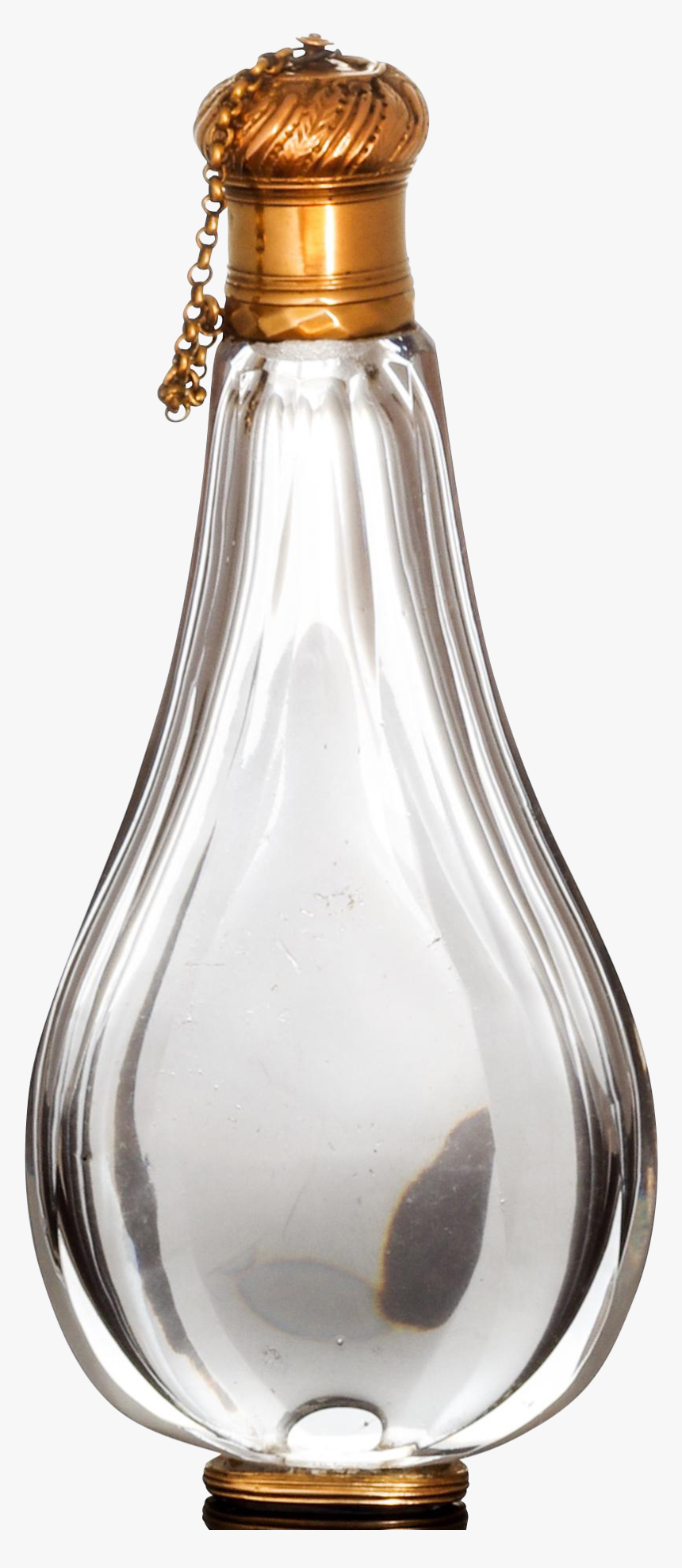 Transparent Gold Champagne Bottle Png - Transparent Background Perfume Bottle Png, Png Download