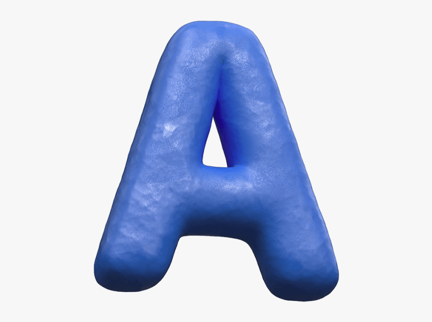 Blue Clay Font - Inflatable, HD Png Download