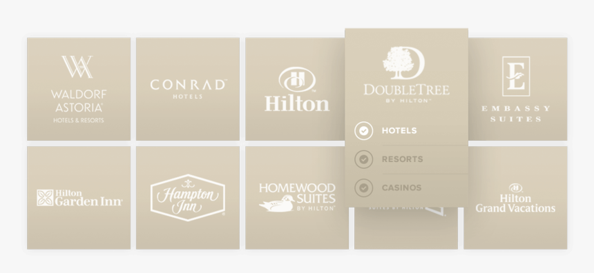 Logos For All Of The Different Hotel Brands - Graphic Design, HD Png Download